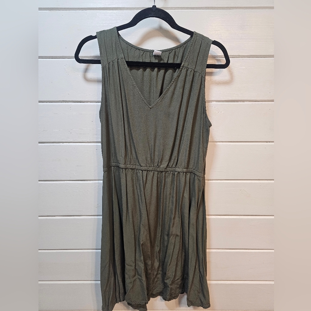 Old Navy Sundress Bundle, Olive Green, Navy, Coral, Size L